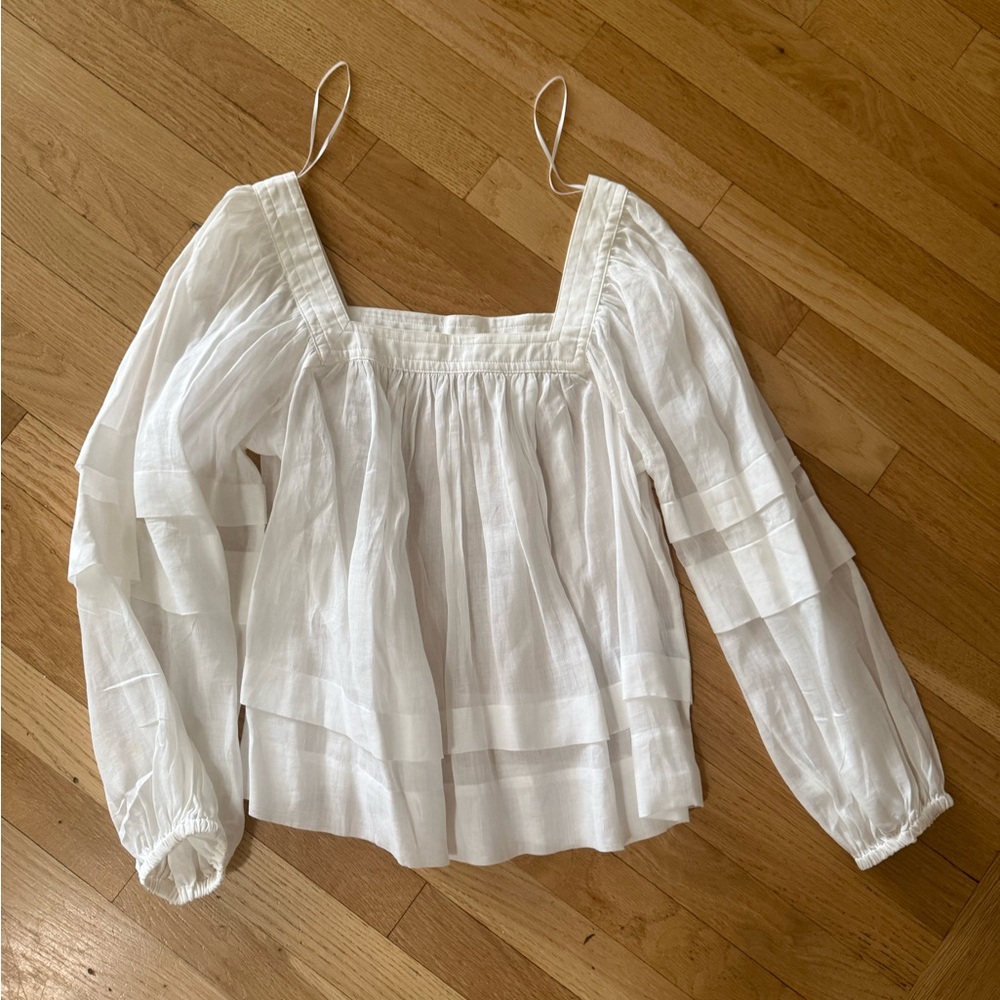 Banana Republic Elegant White Women's Top